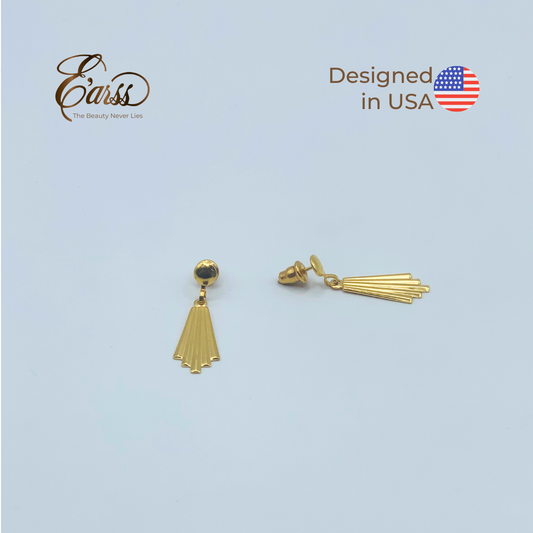 Chandelier Drop Earrings | 18K Gold Plated Stainless Steel